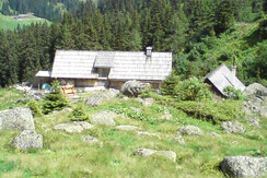 Matratzenlager im Stallgebäude mit Dachgaube