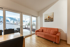 Penthouse living area