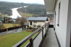 Penthouse view from the bedroom balconies
