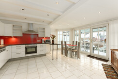 Spacious living and dining area