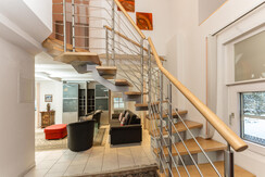 Stairs to the upper floor - Nickel