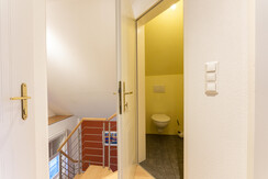 Separate toilet in the upper floor