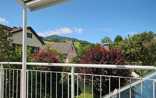 Fantastic view from the west facing terrace (App. Nickel)