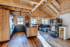 Köck Chalet_Küche Wohnzimmer