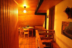 Treppenhaus mit Sitzecke