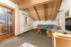 Wohnzimmer mit Schlafcouch