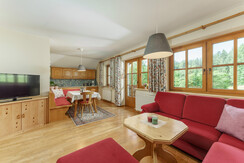 Appartement Talblick - Wohnraum