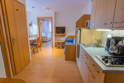 Küche mit Wohnraum Studio Reiteralm