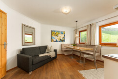 kitchen and dining area