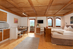 living and dining area