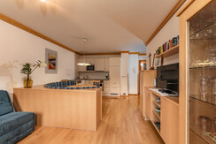 Lilie - living room with double sofa bed