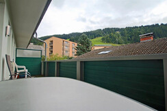 Lilie - calm balcony with Planai view