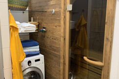Sauna und Waschmaschine
