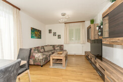 Top 2 - Living area with sofa and TV