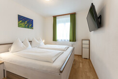 Top 2 - Bedroom with double bed and TV