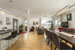 Penthouse kitchenette-dinette with view