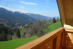 Blick vom Ferienhaus