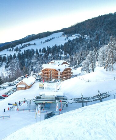 Hotel direkt an der Piste