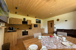 Küche, Wohnzimmer - Eiche