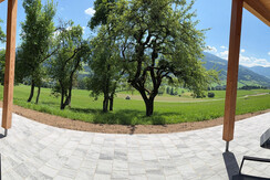 Aussicht Terrasse - Wohnung Eiche