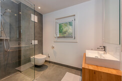 modern bathroom with shower