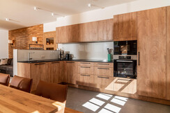 kitchen area with high-quality equipment