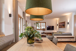 living / kitchen room with access to the terrace