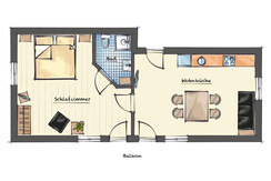 Naturnah Appartement - Appartement Wilde Wasser (4