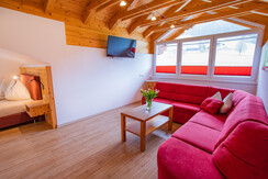 Wohnbereich im Familienzimmer