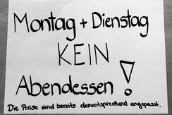 Montag & Dienstag keine Halbpension