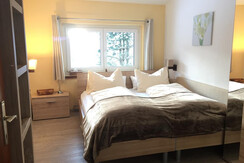 Appartement Doppelbett Zimmer