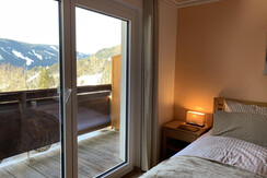 Doppelzimmer plus Balkon mit Ausblick