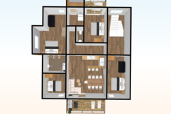 penthouse plattegrond 3d