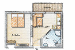 Grundriss App. Rohrmoos