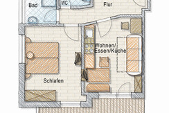 Grundriss App. Sinabell