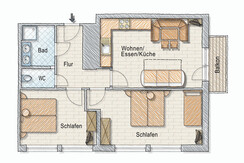 Grundriss App. Bischofsmütze