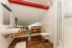 Badezimmer 3 mit Dusche begehbar vom SZ 5