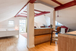 Schlafzimmer 1 mit separaten Wohnbereich