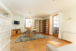 Spacious dining area