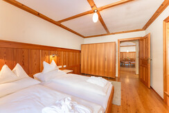 View from the bedroom to the living area