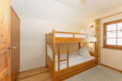 second bedroom with bunk bed