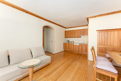 Spacious living and dining area