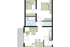 Zimmer Grundriss_Ramsauhof_Appartement Mitterspitz