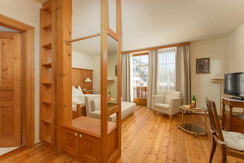 Spacious larch double room