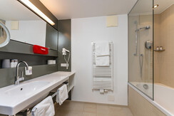 Bathroom in the double rooms