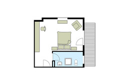 Zimmer Grundriss_Ramsauhof_Doppelzimmer Kulm