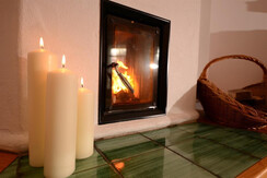 Romantik vorm Kachelofen