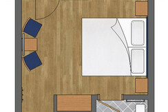 Reiters Wohlfühlhotel - Grundriss DZ Kaibling