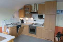 Kochzeile in der Wohnküche