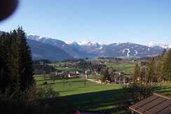 Blick vom Balkon der Ferienwohnung